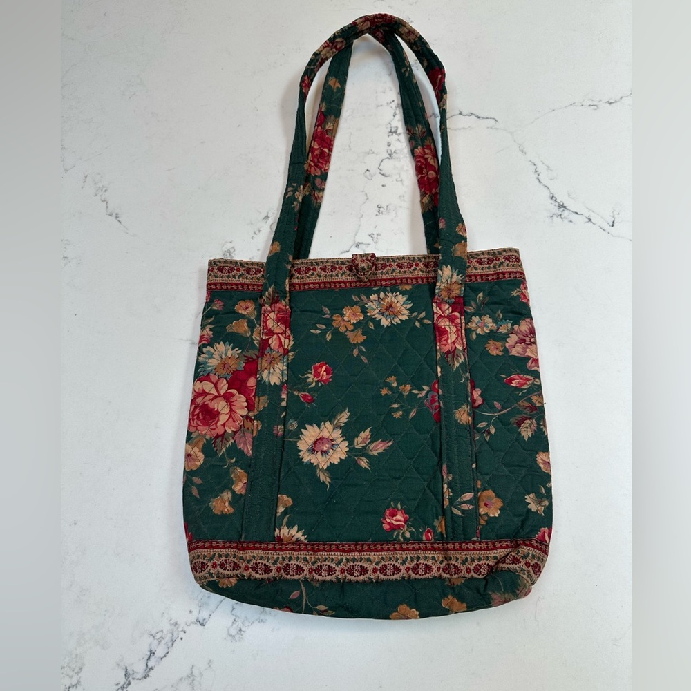 Vera Bradley 100% Cotton Grandmacore Quilted Shoulder Bag